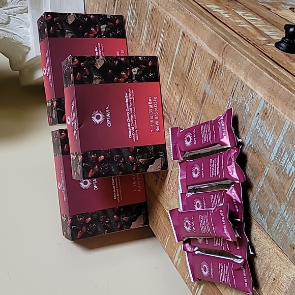 Optavia Other 3 Boxes Of Optavia Chocolate Cherry Ganache Bars